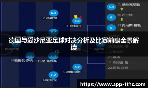 德国与爱沙尼亚足球对决分析及比赛前瞻全景解读